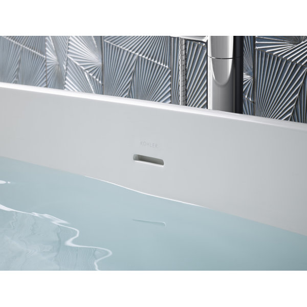 Kohler Ceric 651/4" x 315/16" Freestanding Bath With Center ToeTap